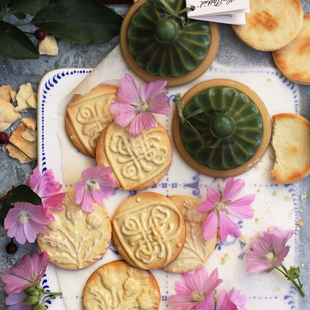 Cookie Stamps with Cookies and Flowers